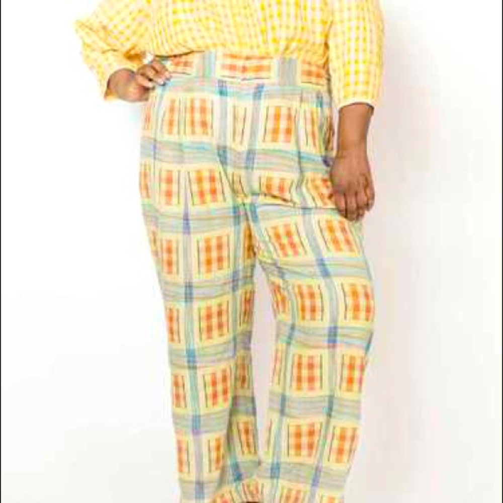 Ace & Jig Kate Trousers Size L in Bluffs fabric